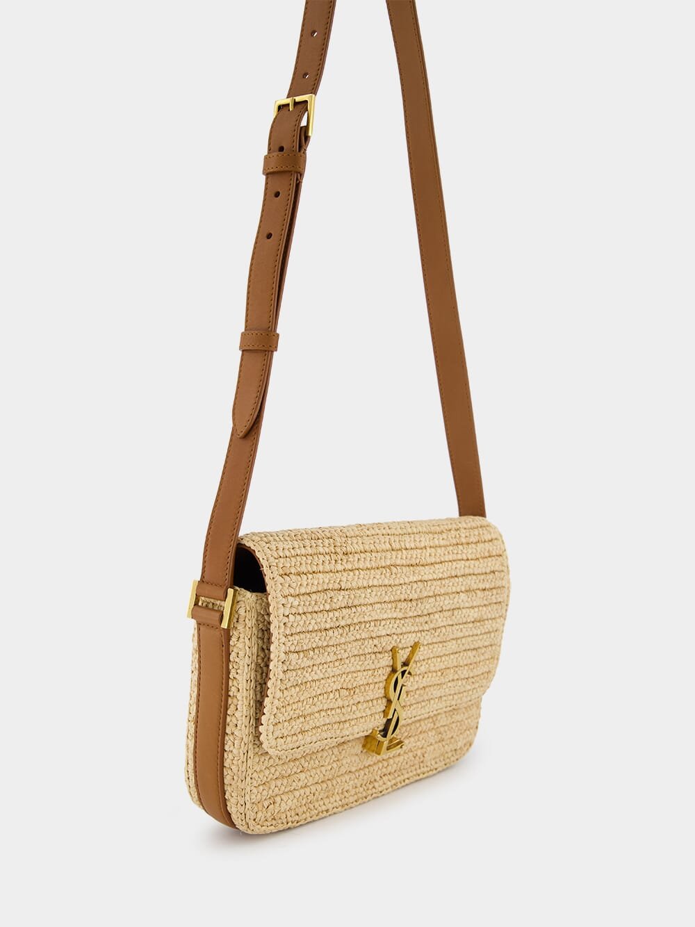 Solferino Raffia Shoulder Bag