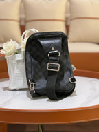 LOUIS VUITTON AVENUE BLACK CHECKERED BACKPACK